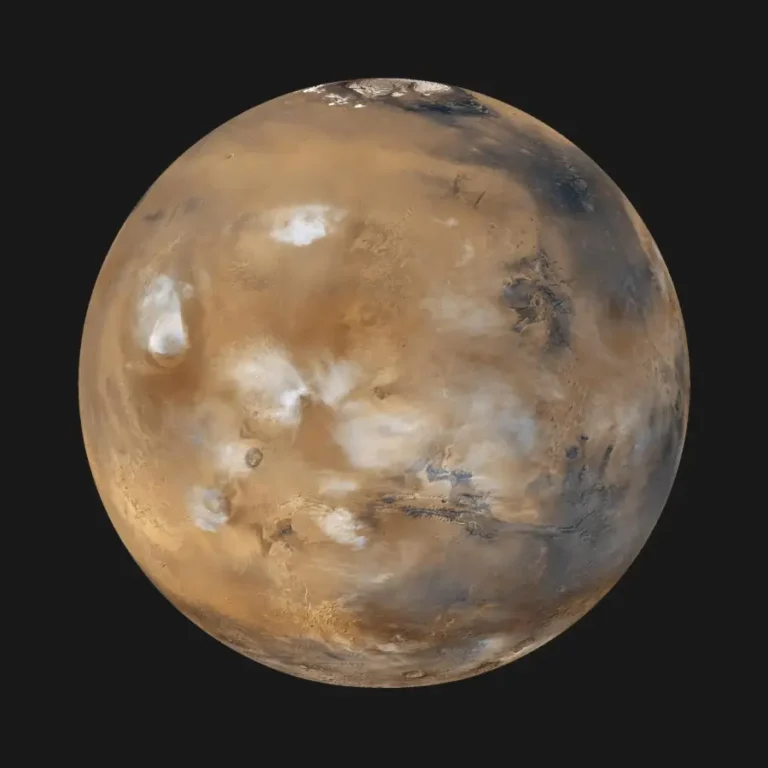 Foto van Mars door Mars Global Surveyor